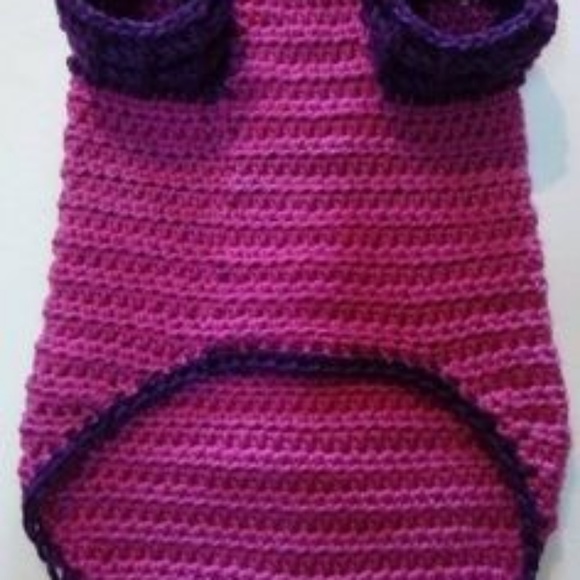 Dog sweaters Granny square crochet handmade - Picture 4 of 8